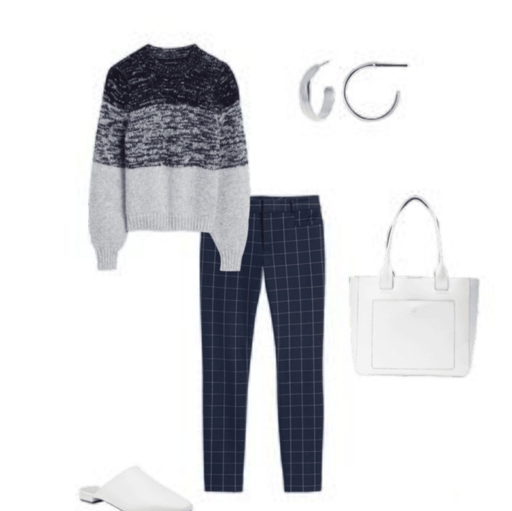 Banana Republic Cropped Ombre Fuzzy Sweater SPR 20 - Picture 10 of 11